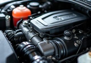 Intervention sur un moteur automobile propre